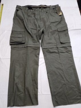 NEW Boy Scouts of America Women size 22W green canvas convertible uniform pants
